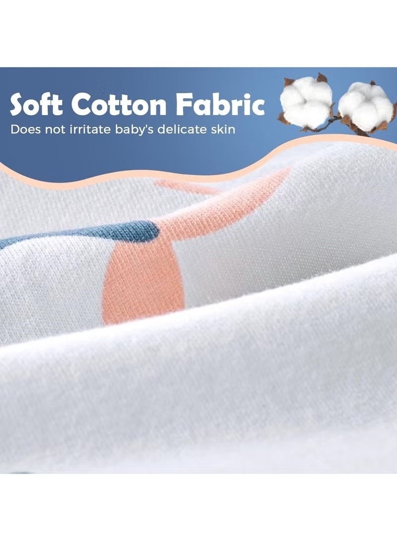 Gonice Baby Hooded Swaddle Soft Baby Swaddle, Wrap Winter Sleeping Bag for Newborn Cotton Baby, Wrap Blanket Newborn Swaddle Sleeping Bag Pure Cotton Spring Autumn Winter for Boys and Girls 0-3 Months - Image 3