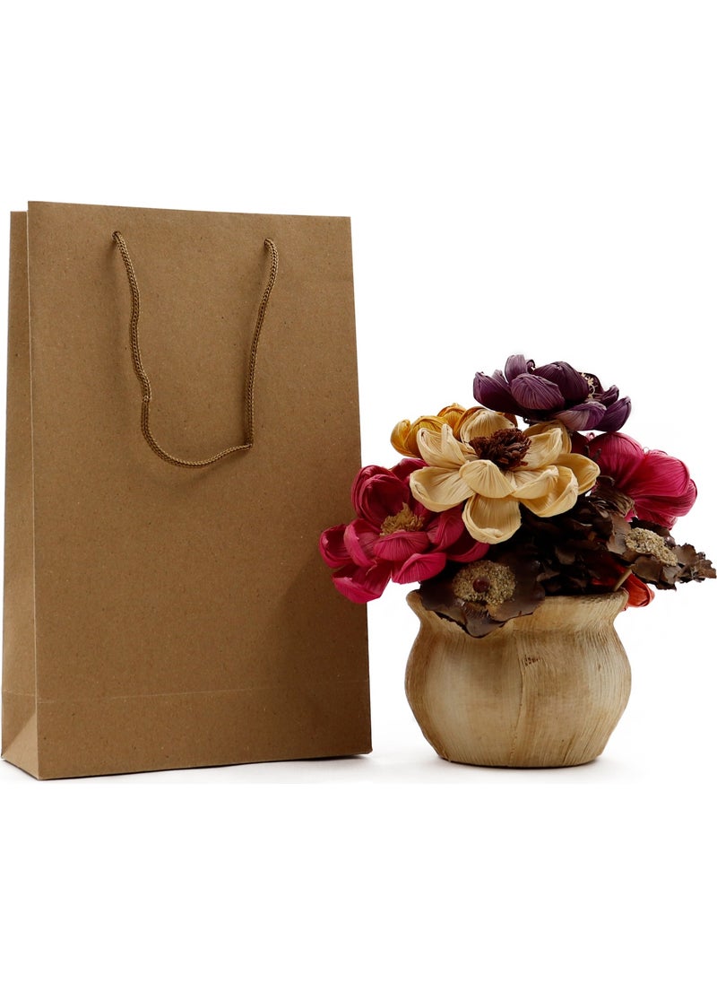 Repro Design Kraft Premium Cardboard Bag 2 Pieces 17 x 27 x 7 cm  - Image 1
