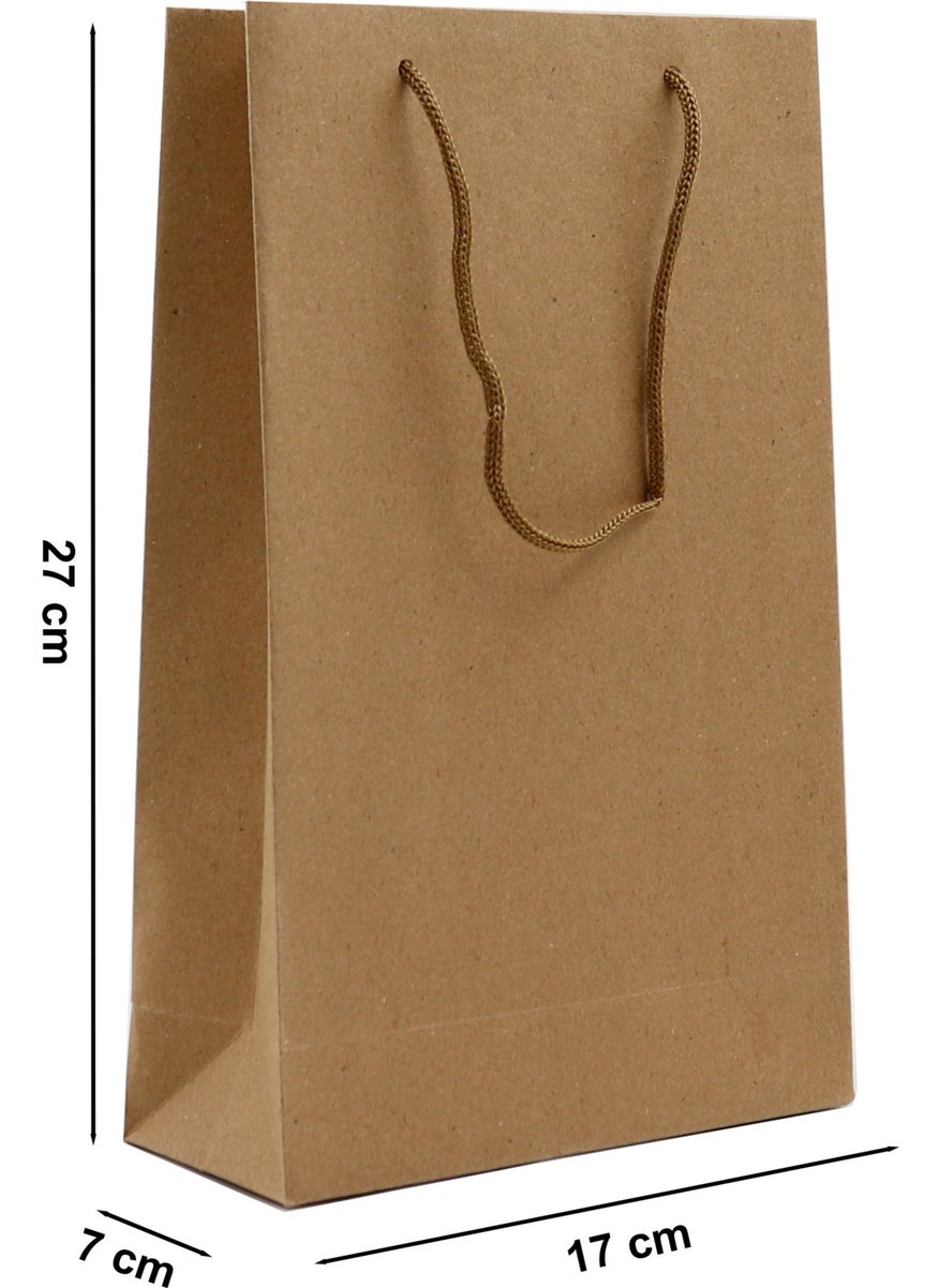 Repro Design Kraft Premium Cardboard Bag 2 Pieces 17 x 27 x 7 cm  - Image 2