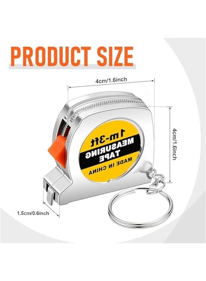 MOXO 20  Mini Tape Measure Keychains for Adults and Kids Construction Parties Birthdays and Goody Bags - Image 3