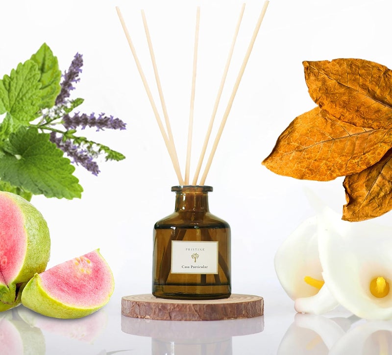 Pristine Casa Particular / Inspired by Wyndham Reed Diffuser for Home | Rich Blend of Tobacco Leaves, Sweetness of Guava Reed Diffuser Set, Oil & Reed Diffuser Sticks | Home & Office Decor | Fragrance Gift - Image 1