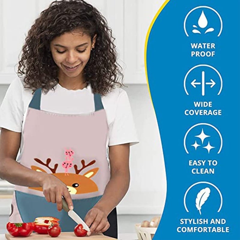 DOCAT Store Kitchen Apron with Wiping Hand Towel Apron for Women and Men with Big Pocket Unique Design Cooking Fits for Restaurant Home and Kitchen Accessories Items - Image 3