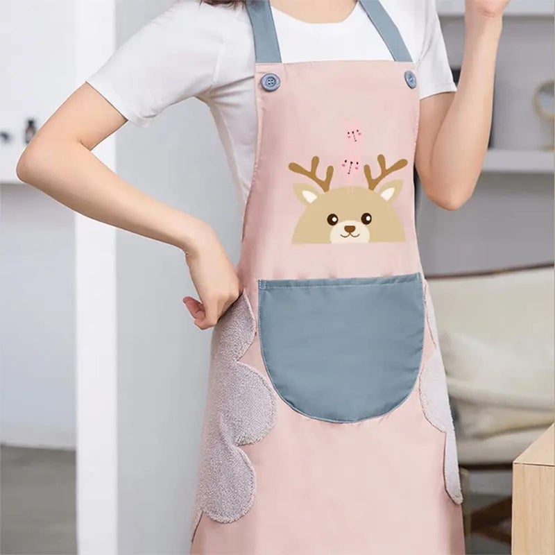 DOCAT Store Kitchen Apron with Wiping Hand Towel Apron for Women and Men with Big Pocket Unique Design Cooking Fits for Restaurant Home and Kitchen Accessories Items - Image 2