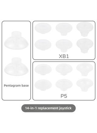 [Source Manufacturer] PS5/PS4/XB1/handle 14-in-1 Suit Universal Swing Head Replacement Rocker Button Cap-Product Color:PS5/XB1 Suit/14 In 1-transparent/with Packaging - pzsku/Z6F29FB45254BD3B4650FZ/45/_/1742366652/ec975c7e-d94c-4005-988c-ab7b07c74176