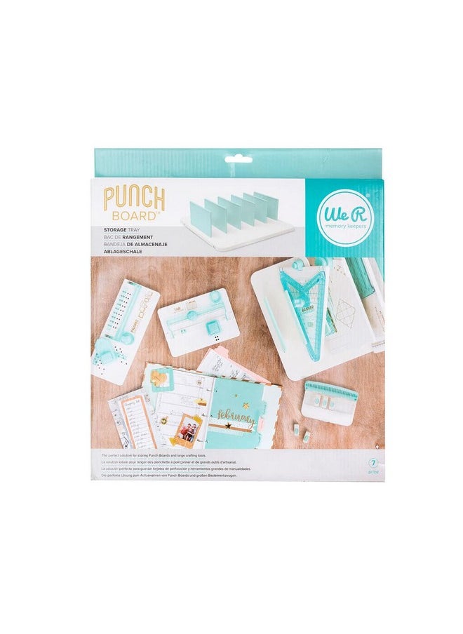 We R Memory Keepers Punchboard And Punch Storage Tray Off White  - Image 2
