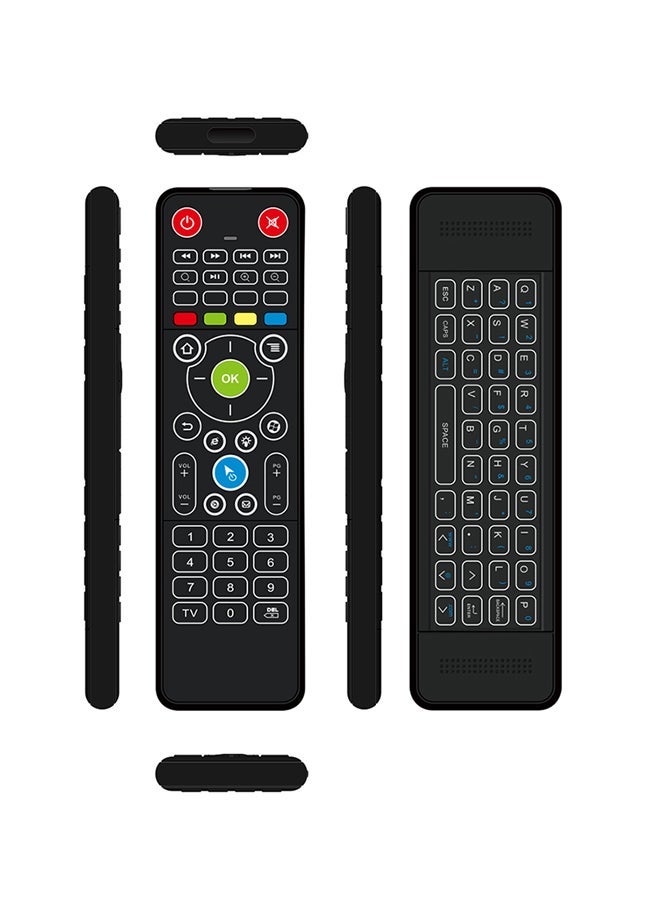 NIBEMINENT Wireless Remote Control 6-Axis Motion Sensing For Smart Android TV Black - Image 2