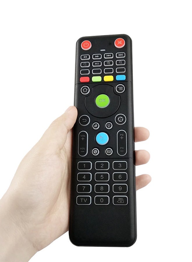 NIBEMINENT Wireless Remote Control 6-Axis Motion Sensing For Smart Android TV Black - Image 3