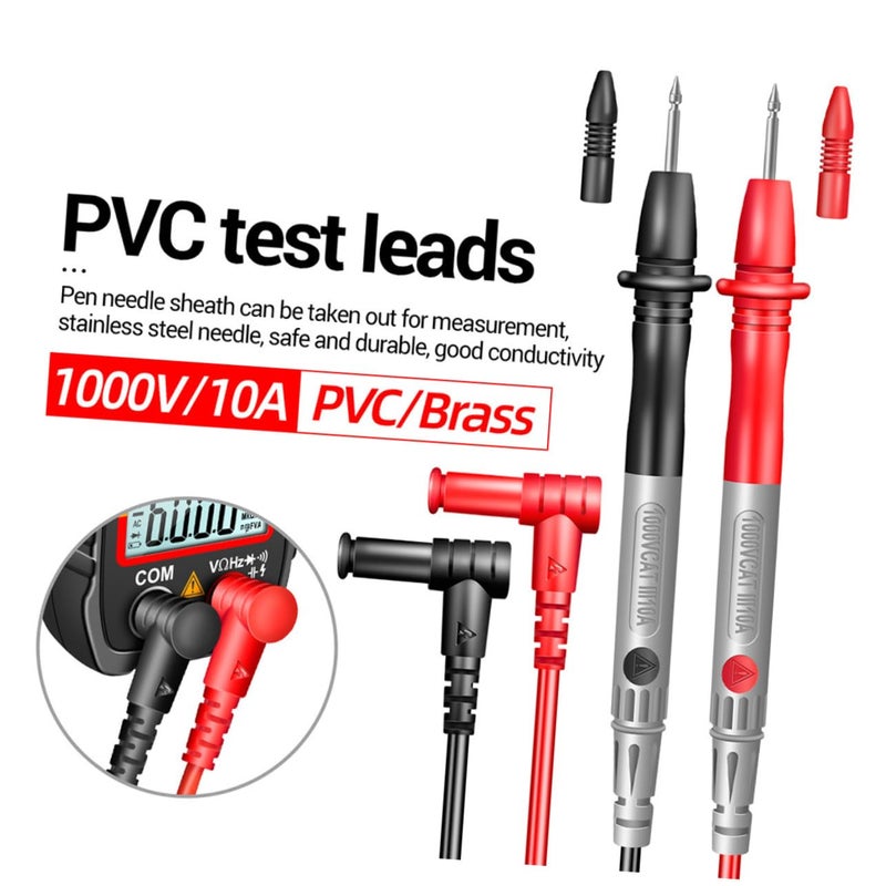 Auto Ranging Digital Clamp Meter AC DC Voltage Tester with NCV Detector and Backlit Screen - Image 5