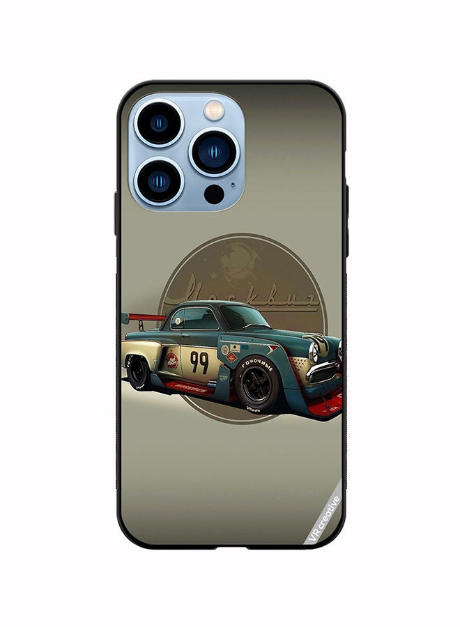 VR CREATIVE Protective Case Cover For Apple iPhone 14 Pro Max Car Design Multicolour - Image 1