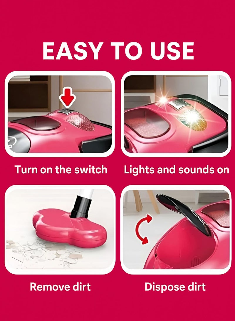 Ao Xie Toys Electric Mini Vacuum Cleaner Toy for Kids -Toy Vacuum Cleaner with Realistic Action & Sounds, Pretend Role Play Cleaning Toys for Toddlers Girls Boys - Image 3