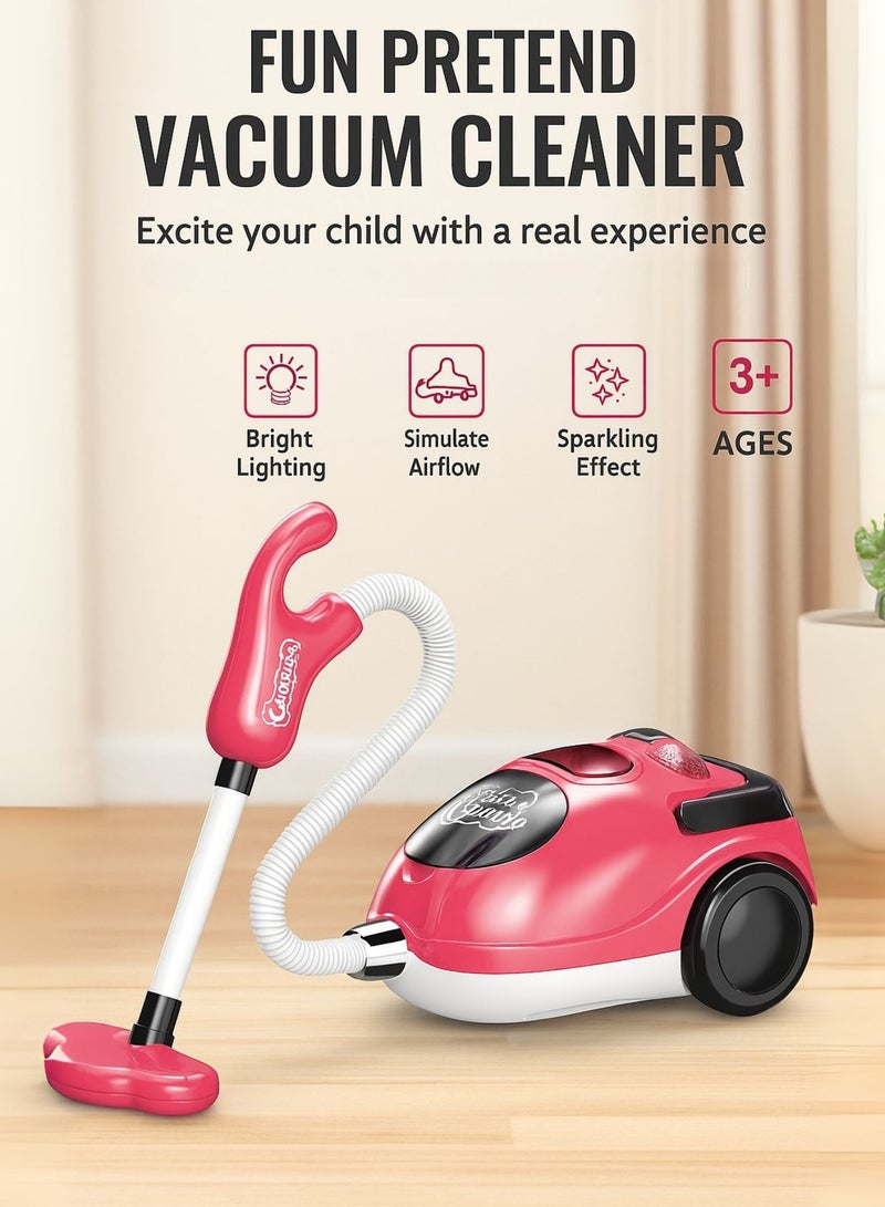 Ao Xie Toys Electric Mini Vacuum Cleaner Toy for Kids -Toy Vacuum Cleaner with Realistic Action & Sounds, Pretend Role Play Cleaning Toys for Toddlers Girls Boys - Image 4