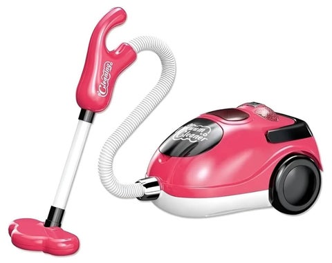Electric Mini Vacuum Cleaner Toy for Kids -Toy Vacuum Cleaner with Realistic Action & Sounds, Pretend Role Play Cleaning Toys for Toddlers Girls Boys