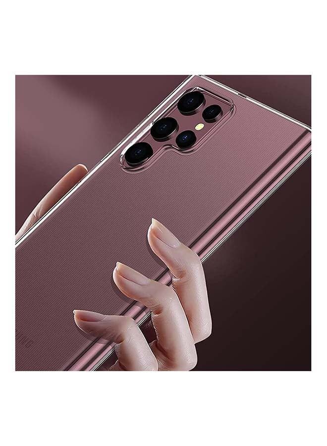 Protective Soft Transparent TPU Case Cover for Samsung Galaxy S22 Ultra 5G Clear - Image 4