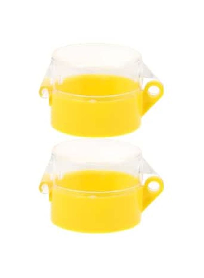 2pcs Industrial Emergency Stop Button Covers 55x43mm Plastic Safety Switch Protectors - Image 1