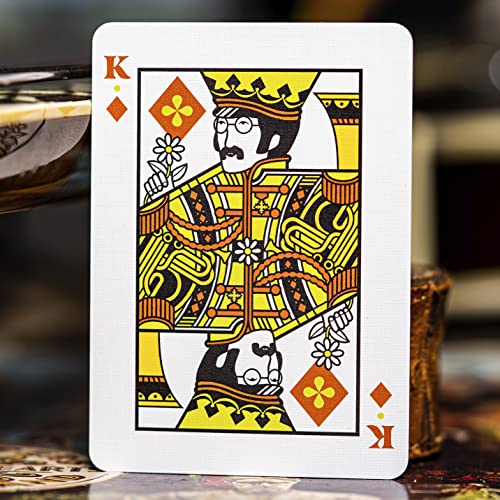 theory11 The Beatles Premium Playing Cards - Blue Deck Officially Licensed Collector's Cards - Image 3