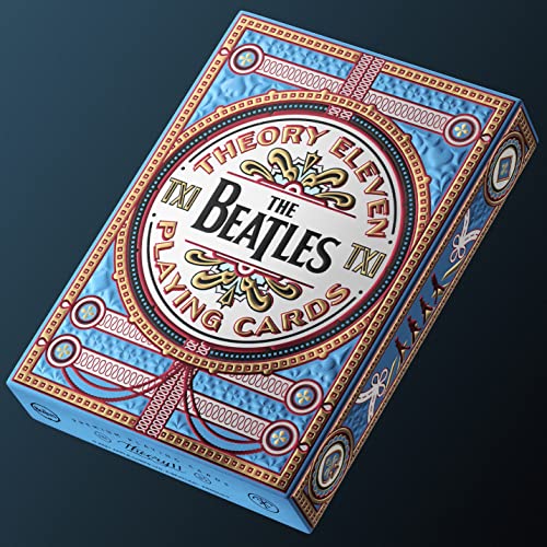 theory11 The Beatles Premium Playing Cards - Blue Deck Officially Licensed Collector's Cards - Image 2