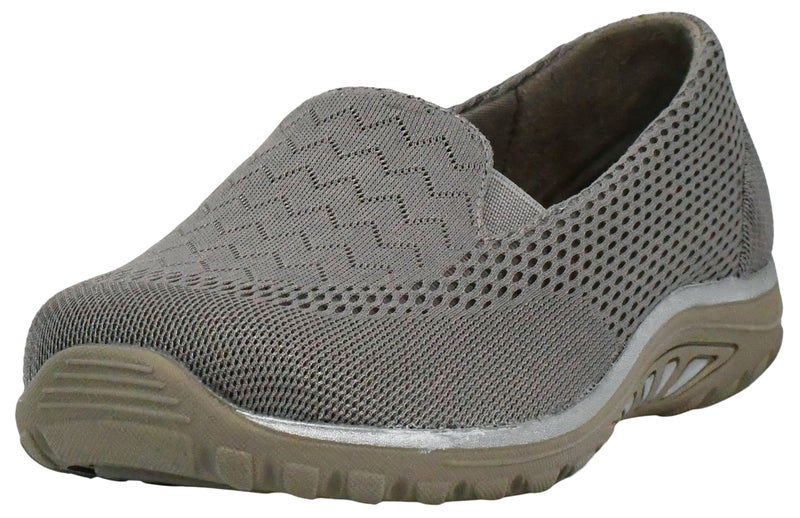 Skechers Women's Reggae Fest-Willows Loafer Flat, Dark Taupe, 8.5 - Image 1