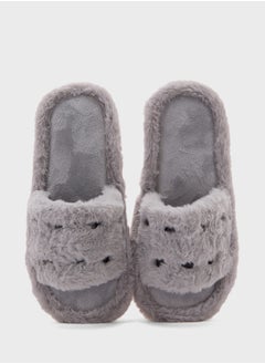 Ginger Heart Fluffy Bedroom Slippers  - Image 4
