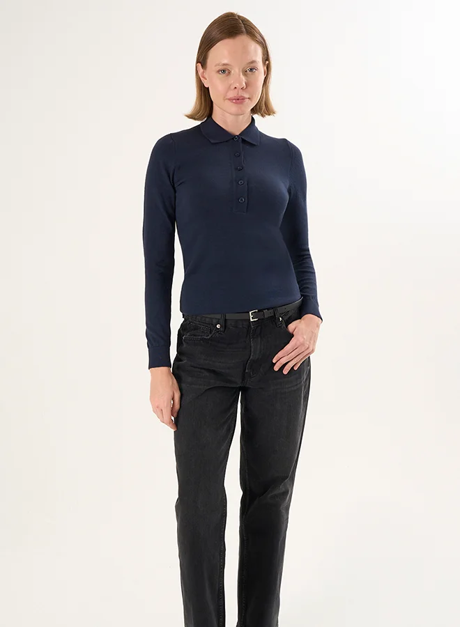 فيليكس هاردي بلوفر بياقة بولو بأزرار