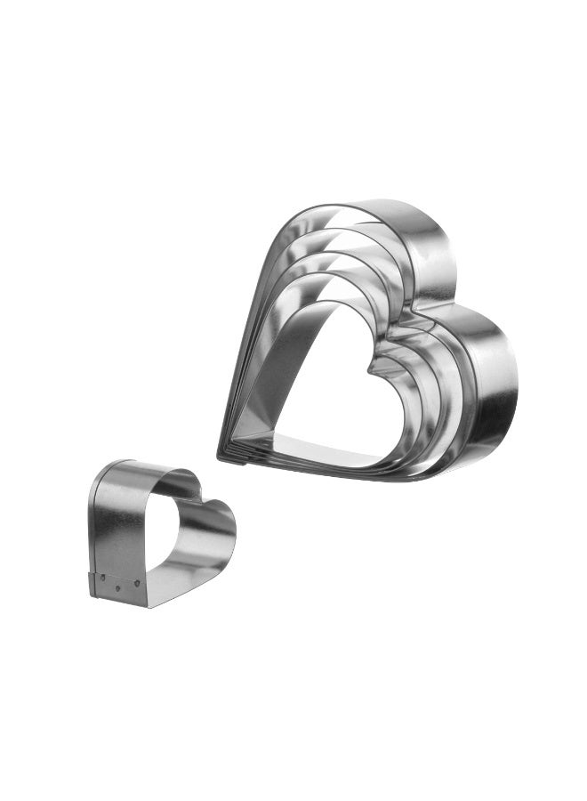 Ottinetti Heart Shaped Cookie Cutter Set of 6