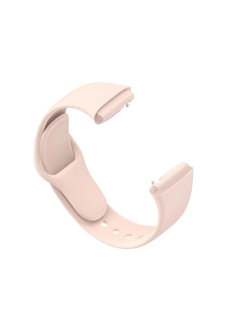 سوار كلاسيكي من السيليكون الناعم لساعة ريدمي ووتش 3 اكتيف الذكية فقط، سوار مريح ومرن للرجال والنساء والأولاد والبنات - Image 1