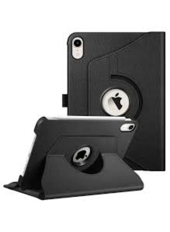 Rotating Case for iPad Mini 6 (6th Generation 8.3 Inch) - 360 Degree Swiveling Stand Protective Back Cover, Auto Wake/Sleep Feature for iPad Mini 6 2021 Model (Black) - Image 1