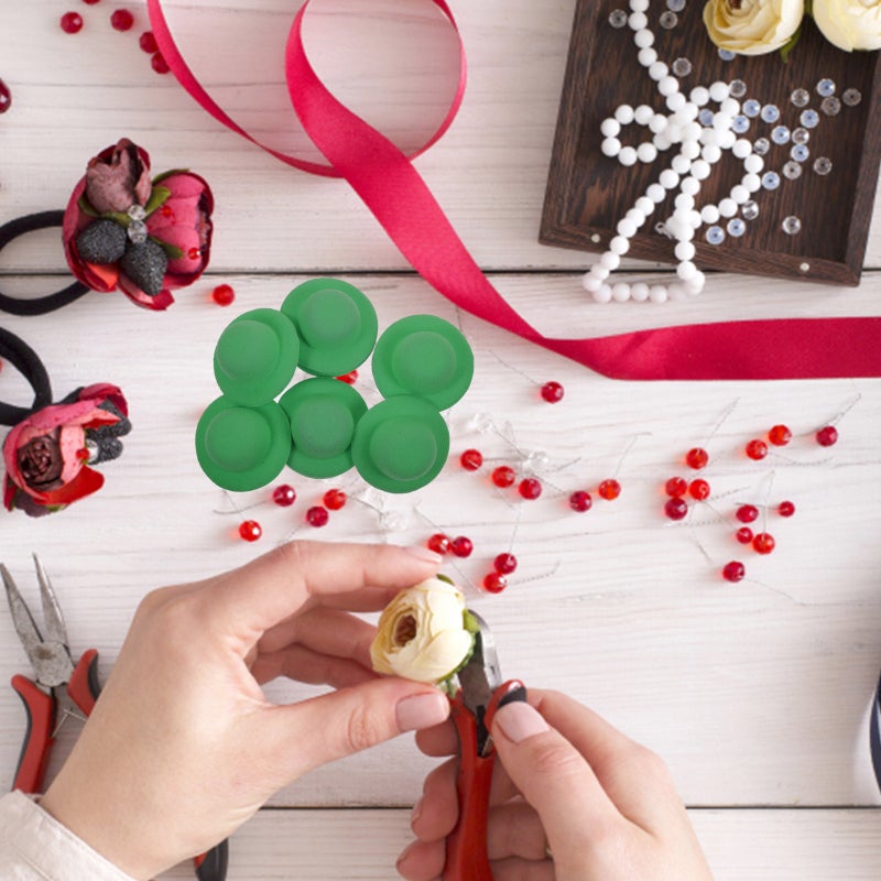 10pcs Miniature Hats Imitation mini Doll Hats DIY Hats Crafts Mini Decorations - Image 3