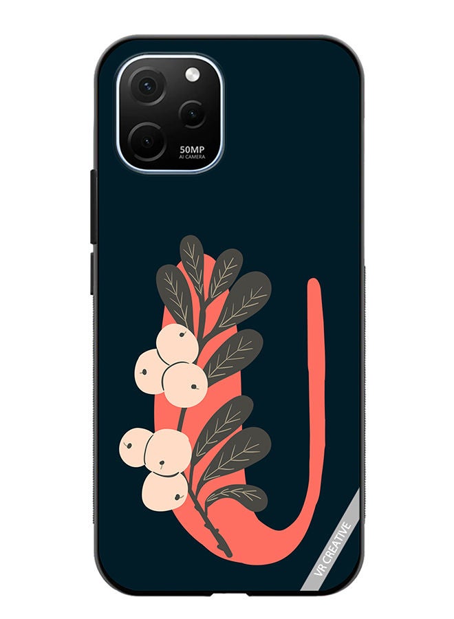 VR CREATIVE Protective Case Cover For Huawei Enjoy 50z Alphabet U Design Multicolour - Image 1