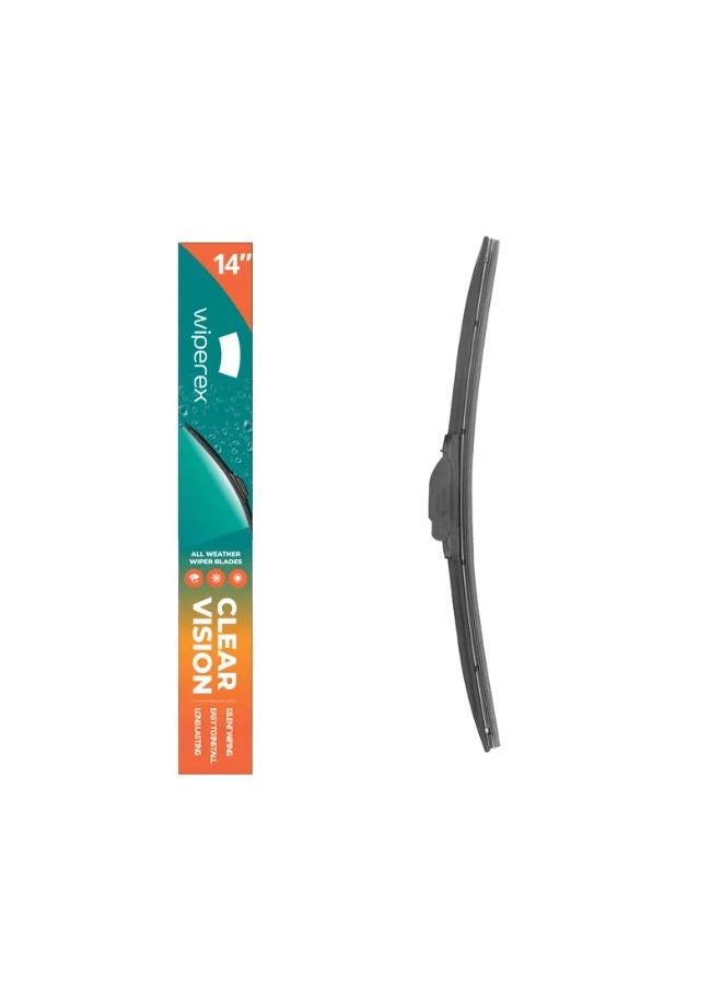 ويبيركس WiperEX Premium Wiper Blade 14" – Silent, Smooth Wipe, No Marks, Wind Lift Resistant, Durable Rubber - Image 1