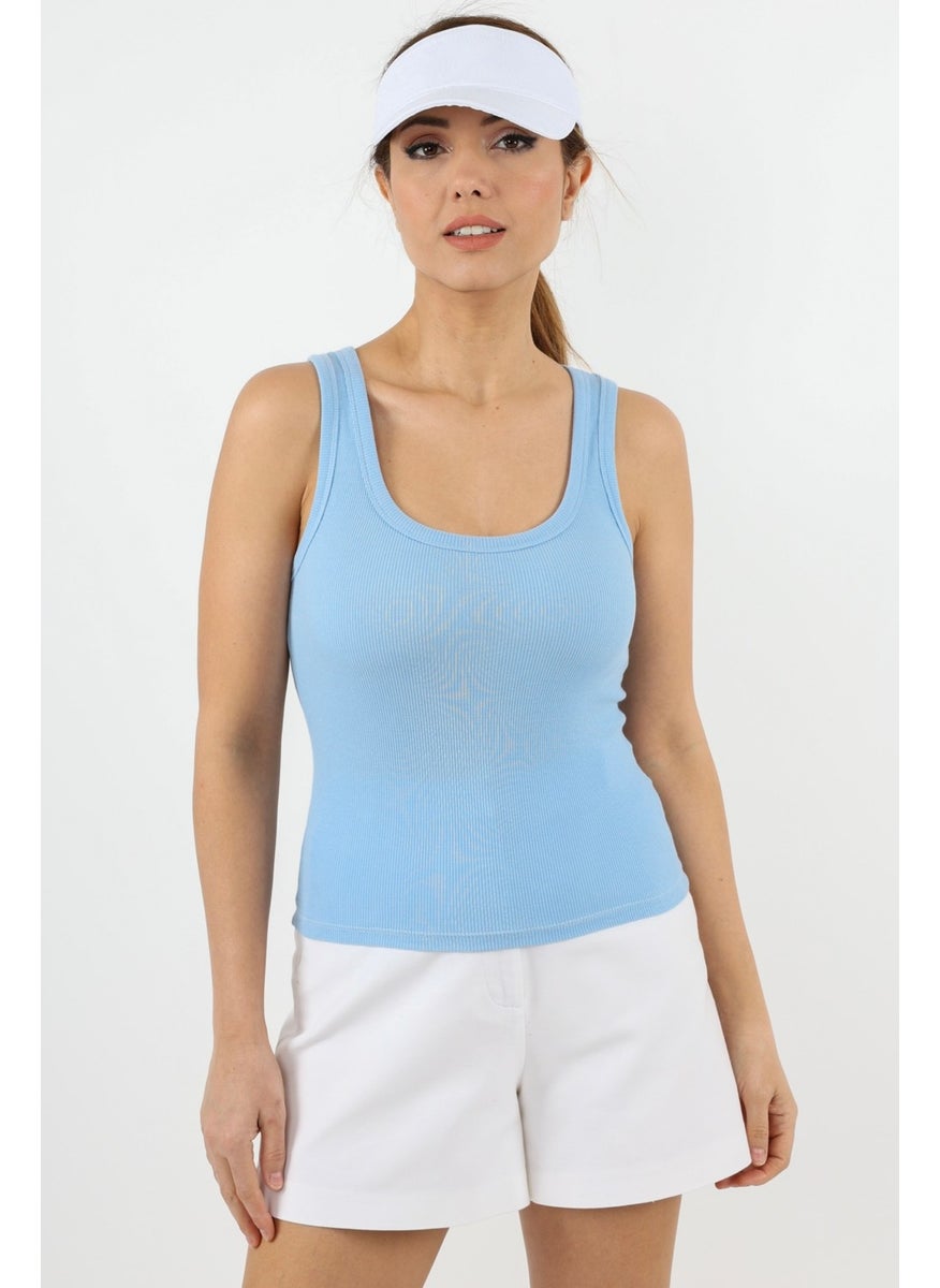Ritnice - Women's Cotton 5-Piece Set Beige, Lilac, Blue, Salmon, Almond Green Cotton Basic T-Shirt - Image 1