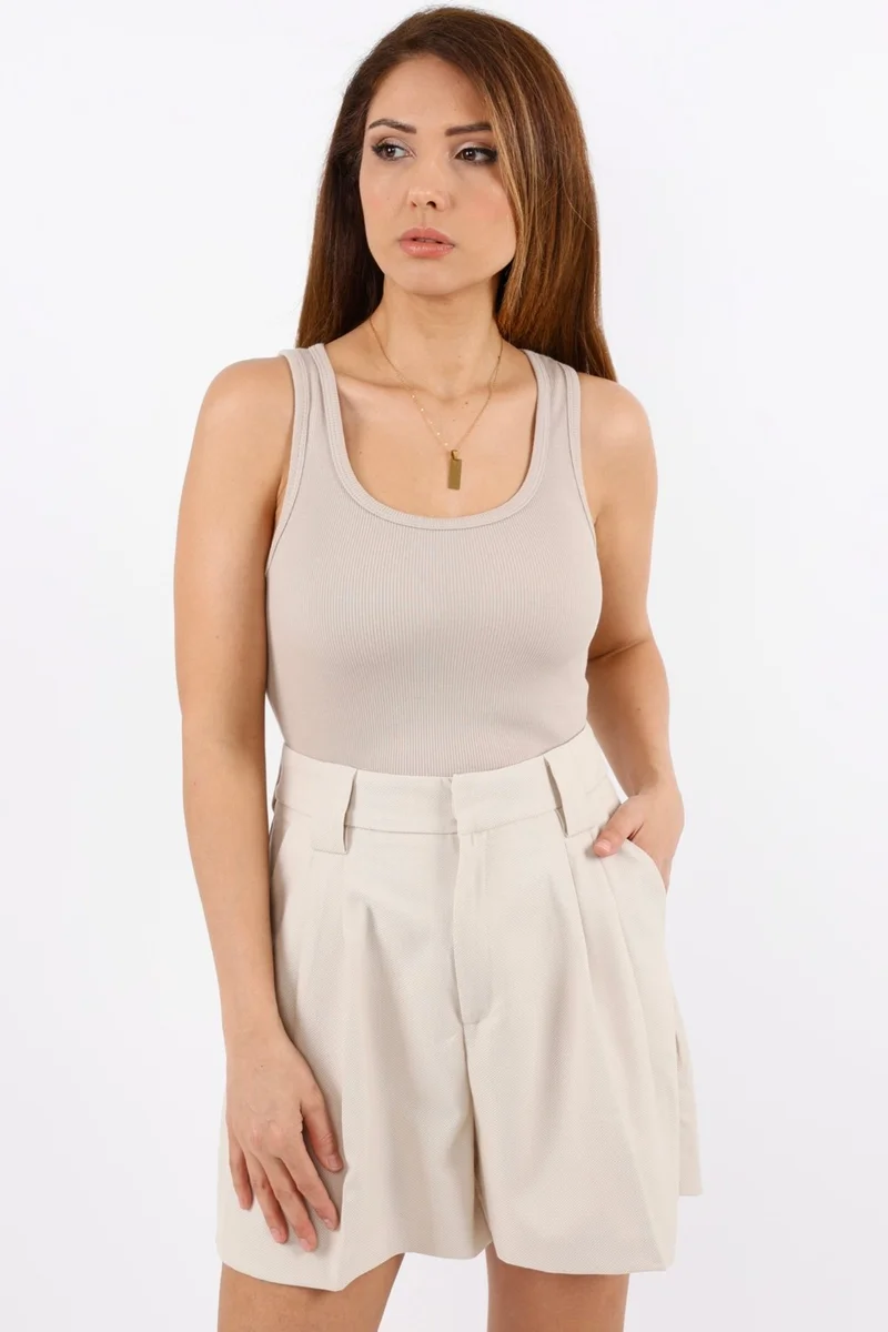 ريتنيس Women's Cotton 5-Piece Set Beige, Lilac, Blue, Salmon, Almond Green Cotton Basic T-Shirt