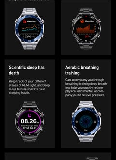 glassology Charome T11 Smart Watch with Fitness Tracker Heart Rate Monitor Long Battery Life Water Resistant Compatible with iOS and Android in Elegant Black.  - Image 4