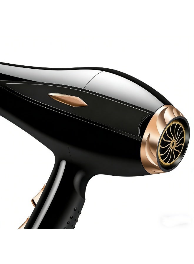 20-in-1 Ionic Hair Dryer, Salon Professional Blow Dryer  Fast Drying with 2 Speed, 3 Heat Setting, with Diffuser, Nozzle, Concentrator Comb for Curly and Straight Hair，comb - Image 4