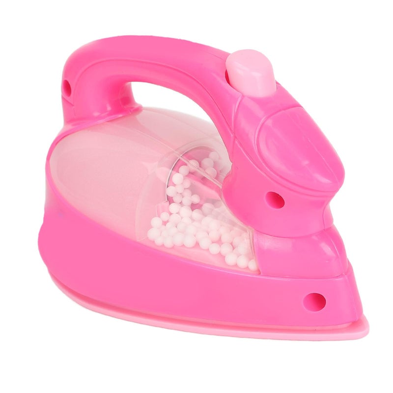 Kids Steam Iron Toy Pink Pretend Play With Light And Sound ABS Material For Home Playroom Kindergarten - Image 4