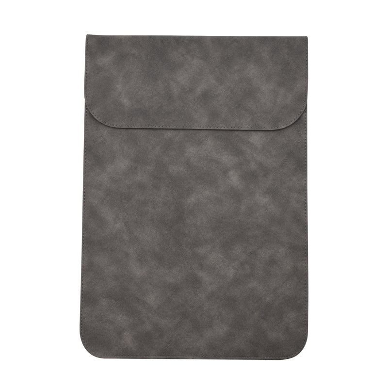 Laptop Sleeve 15.6 Inch Frosted PU Material: Soft Odorless - 4 Invisible Magnets Laptop Case for Office Home Travel - Image 3