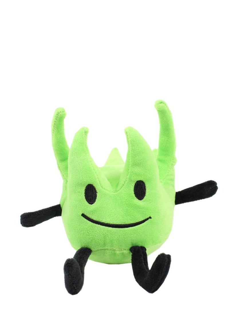 Y&D Battle For Dream Island Stuffed Plush Toys Dolls Kids, Cute Soft Leafy Teardrop Firey Bubble Stuffed Plush Pillow For Child Fan Gifts 15cm - Image 1