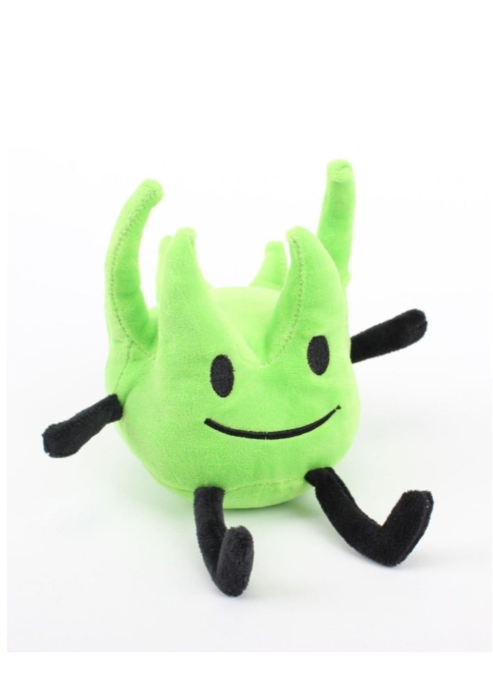 Y&D Battle For Dream Island Stuffed Plush Toys Dolls Kids, Cute Soft Leafy Teardrop Firey Bubble Stuffed Plush Pillow For Child Fan Gifts 15cm - Image 2