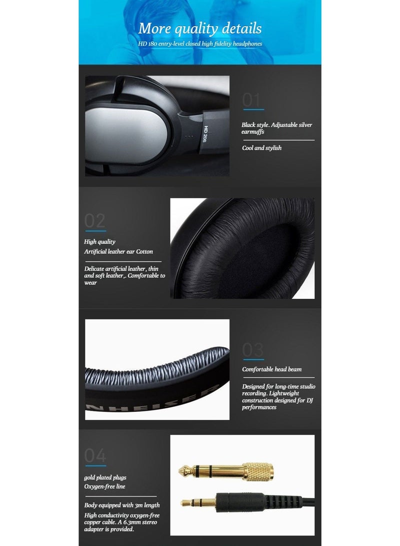OneOdioPro10 Headset Earphones - Professional Music Headphones for Recording - DJ Mixing Console - Image 3