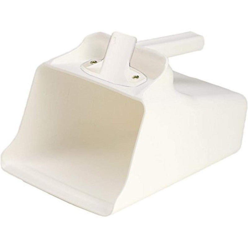 Vikan Remco 65525 Scoop,w/Handle Bracket,128 oz.,PP,White - Image 1