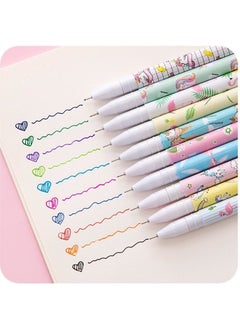 Netten Evime Nettenevime Boxed Flamingo Unicorn Colored Gel 10-Piece Pen Set  - Image 3