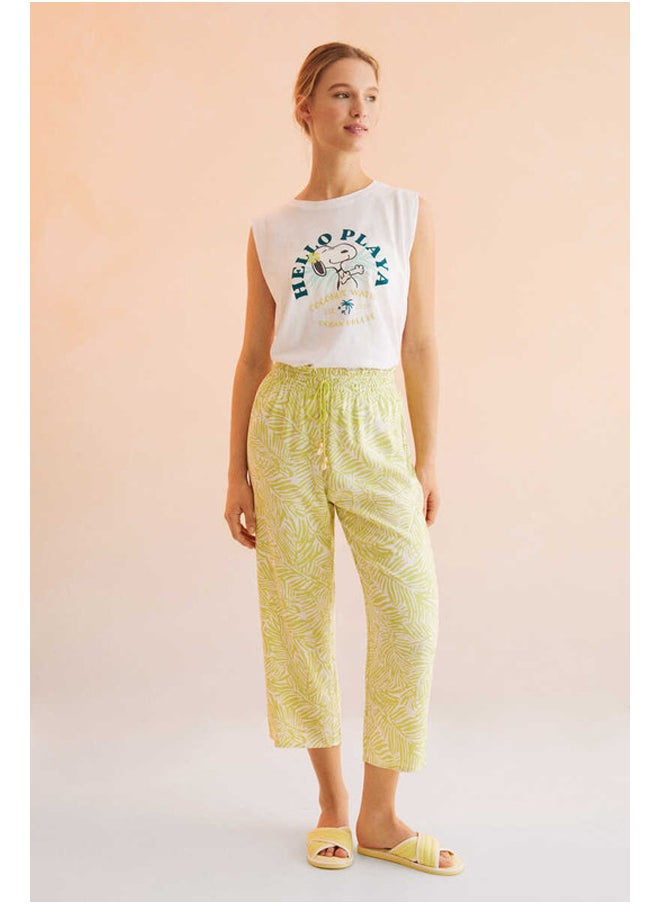 women'secret - Long printed Capri pants - Image 1