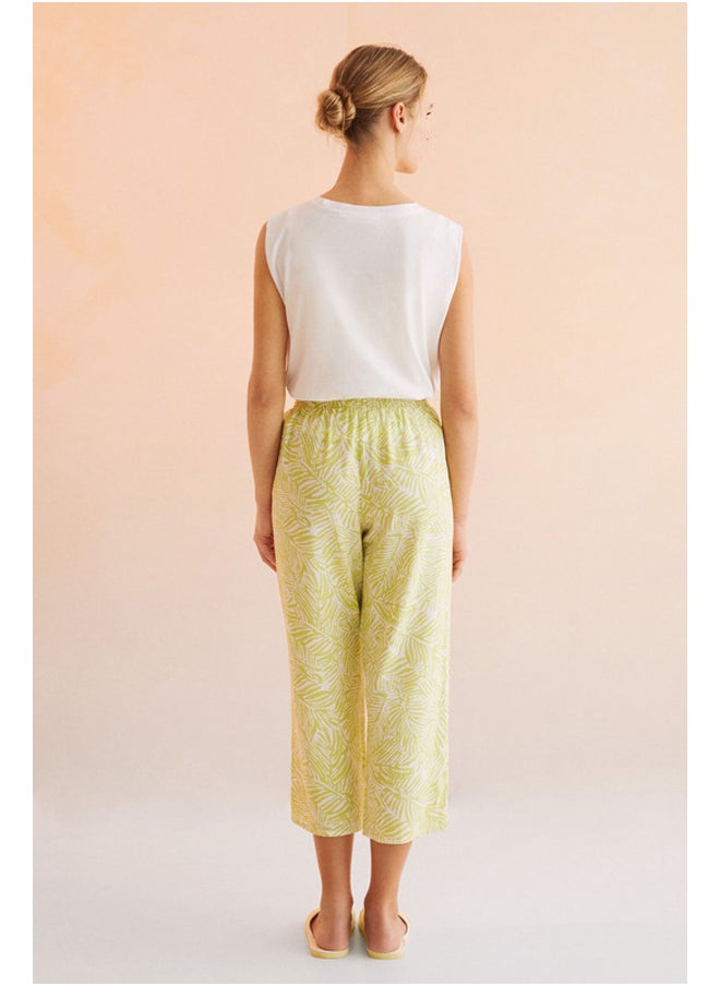 women'secret - Long printed Capri pants - Image 1