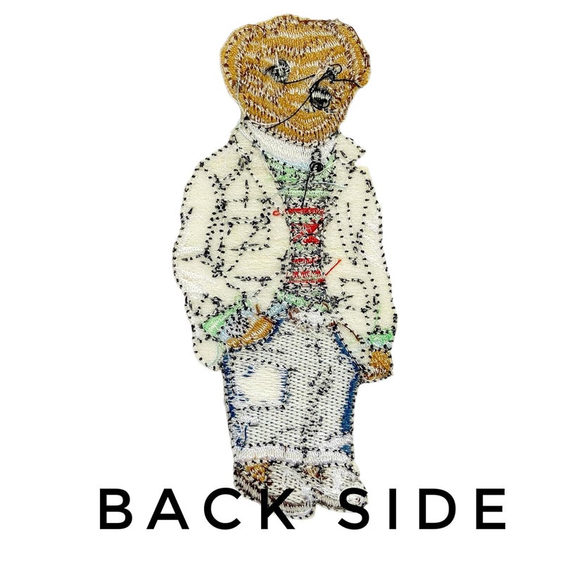 Stylish Addition Bear Embroidered Patch Iron Sew on Patches for Clothes Jackets Pants JeansBags Boutique Multicolour Patches Style 7 - Image 2