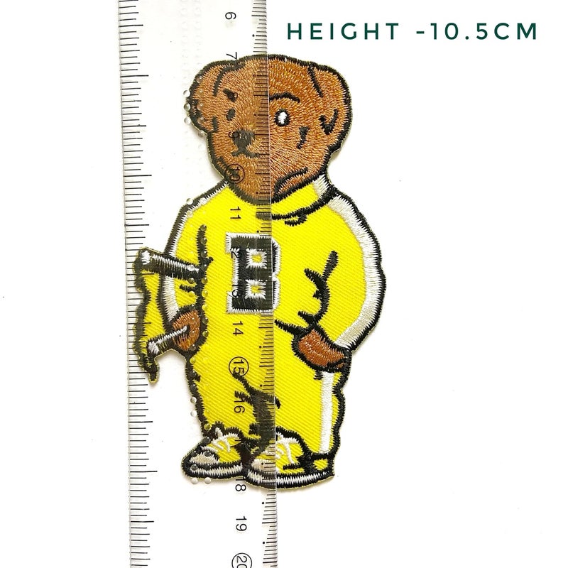 Stylish Addition Bear Embroidered Patch Iron Sew on Patches for Clothes Jackets Pants JeansBags Boutique Multicolour Patches Style 7 - Image 3