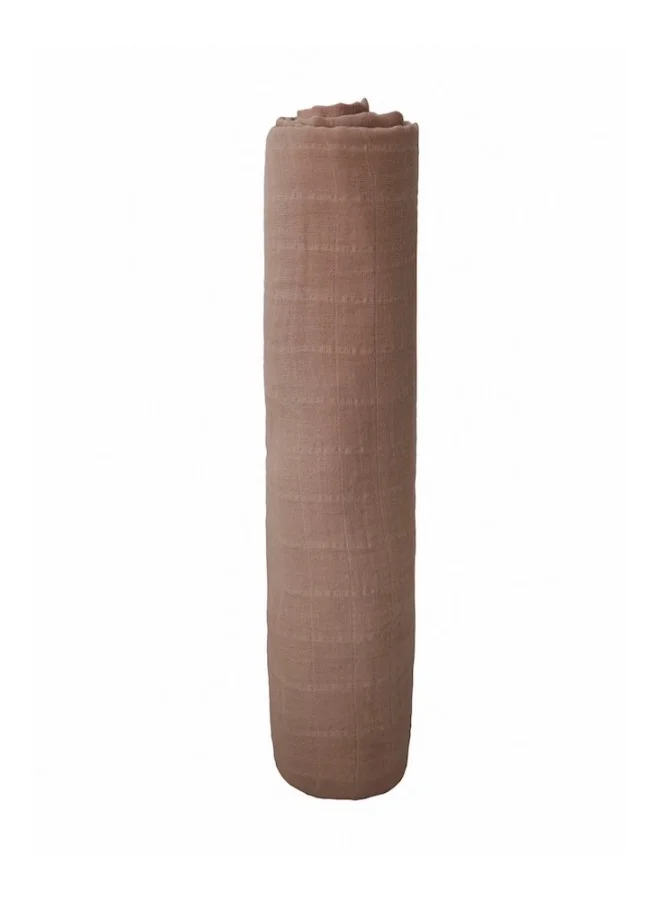 mushie Swaddle Blanket Organic Cotton - Natural