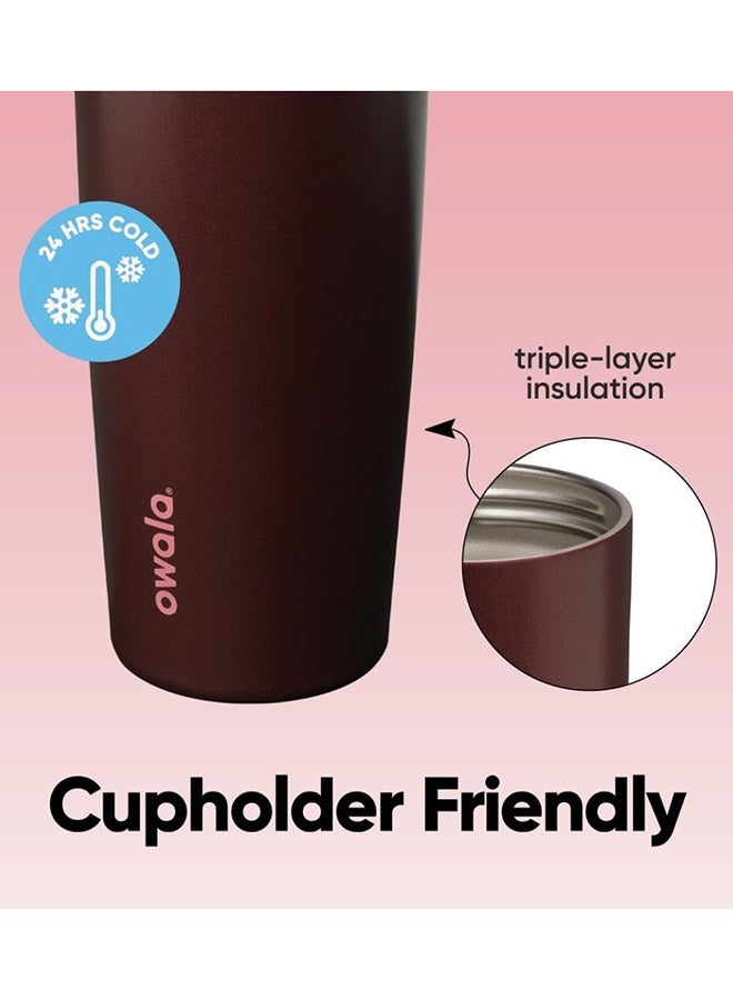 30oz FreeSip Sway Insulated Stainless Steel Water Bottle with Two-Way Spout, Built-In Straw and Bucket Handle, Made for Travel, School, and Sports,  BPA Free, Leak Proof - Image 4