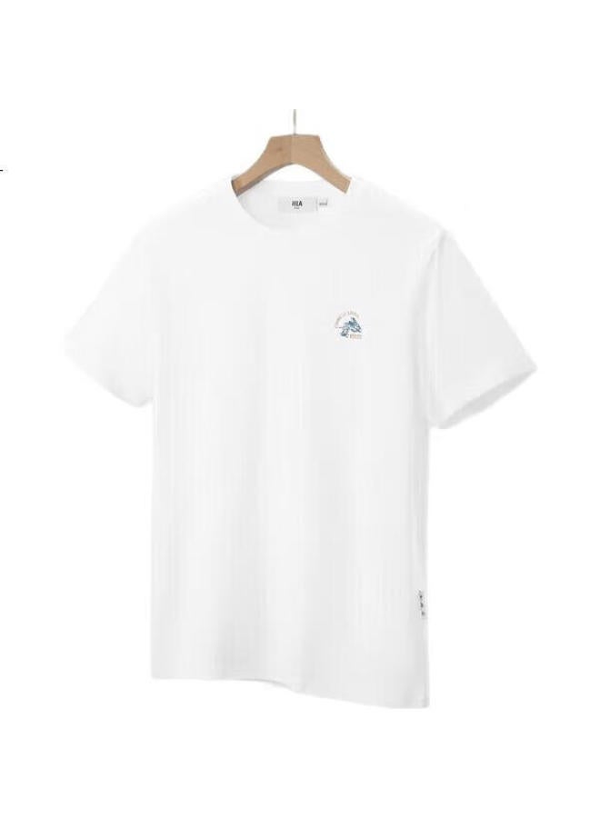 Hla Men'S Short Sleeve T-Shirt With Chinese Dragon Print And Cool Feeling Contrast Color Large Size Men'S Short Sleeve【Quality Assurance】 - Image 1