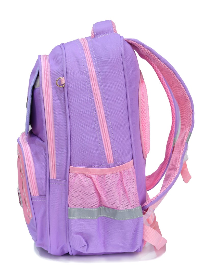 BST School Bag With Laptop And Tablet Pocket (Magenta) - Image 3