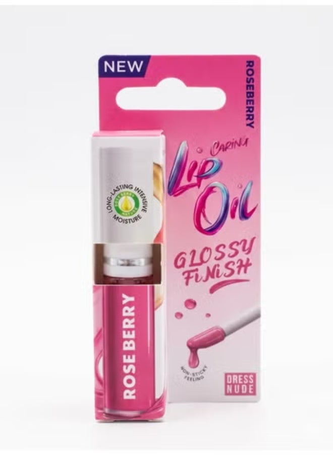 Caring Lip Oil With Glossy Finish Shade 02 Dress Nude