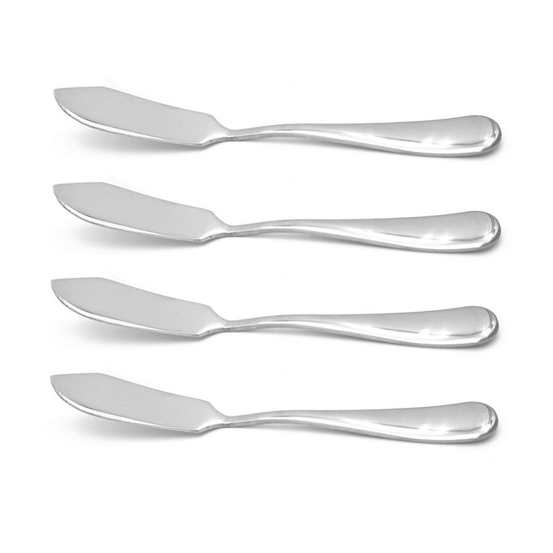 ERCRYSTO Stainless Steel Butter Knife Set of 4 Butter Spreader Breakfast SpreadsCheese and Condiments